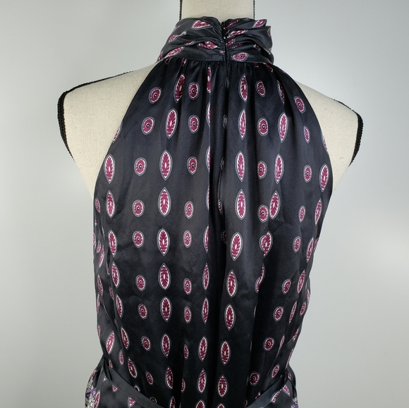 Muse Exclusively For Boston Proper Silk Paisley Print Summer Dress Sz 8. - Picture 7 of 13